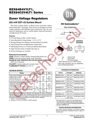 BZX84B12LT1G datasheet  